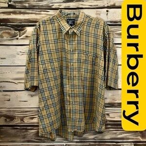 Burberry Nova Check Men’s XL Short Sleeve Button Down